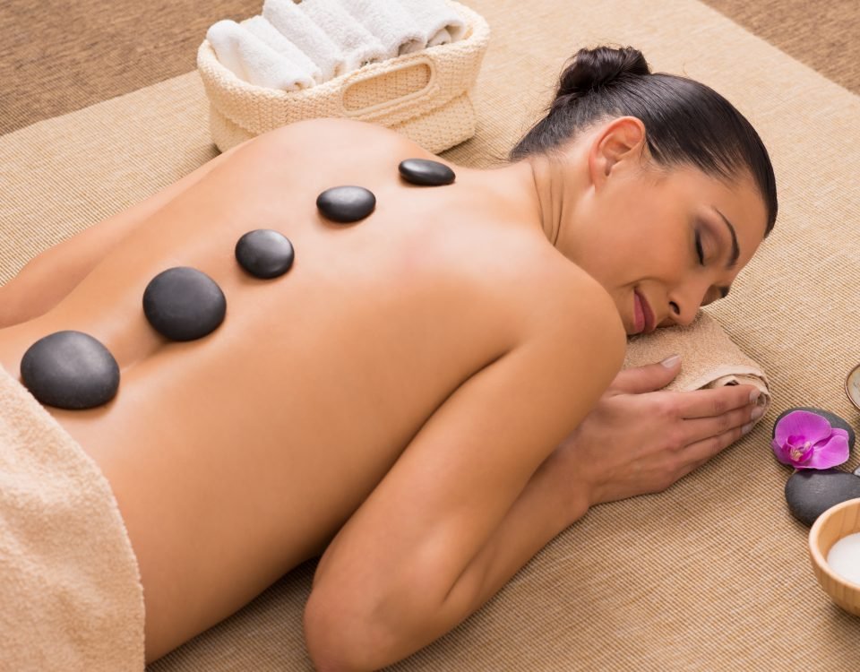 Hot stone massage at The Bali Spa