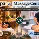 spa vs massage centre